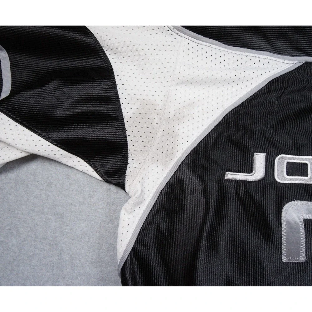Vintage Jordan Jersey Mens XLarge Black Jumpman Basketball Colorblock Y2K